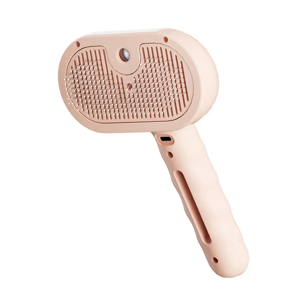 3-in-1 Dampf-Haarbürste für Katzen – Spray, Haarentfernung & Kamm