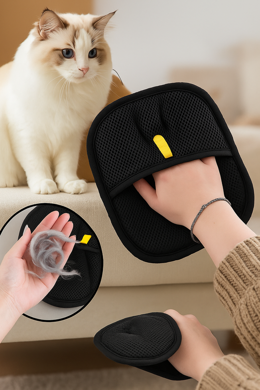 FellFix™ – Tierhaar-Entfernungs-Handschuh mit Staubbindefunktion