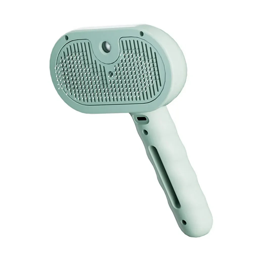 3-in-1 Dampf-Haarbürste für Katzen – Spray, Haarentfernung & Kamm
